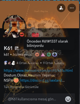 Discord 3 HARFLİ NİCK (K61)