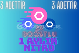 ⭐Discord 3 Tane 1 Aylık Boostlu Nitro⭐