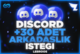 ⭐ Discord +30 Arkadaşlık İsteği | Ultra Hızlı ✅