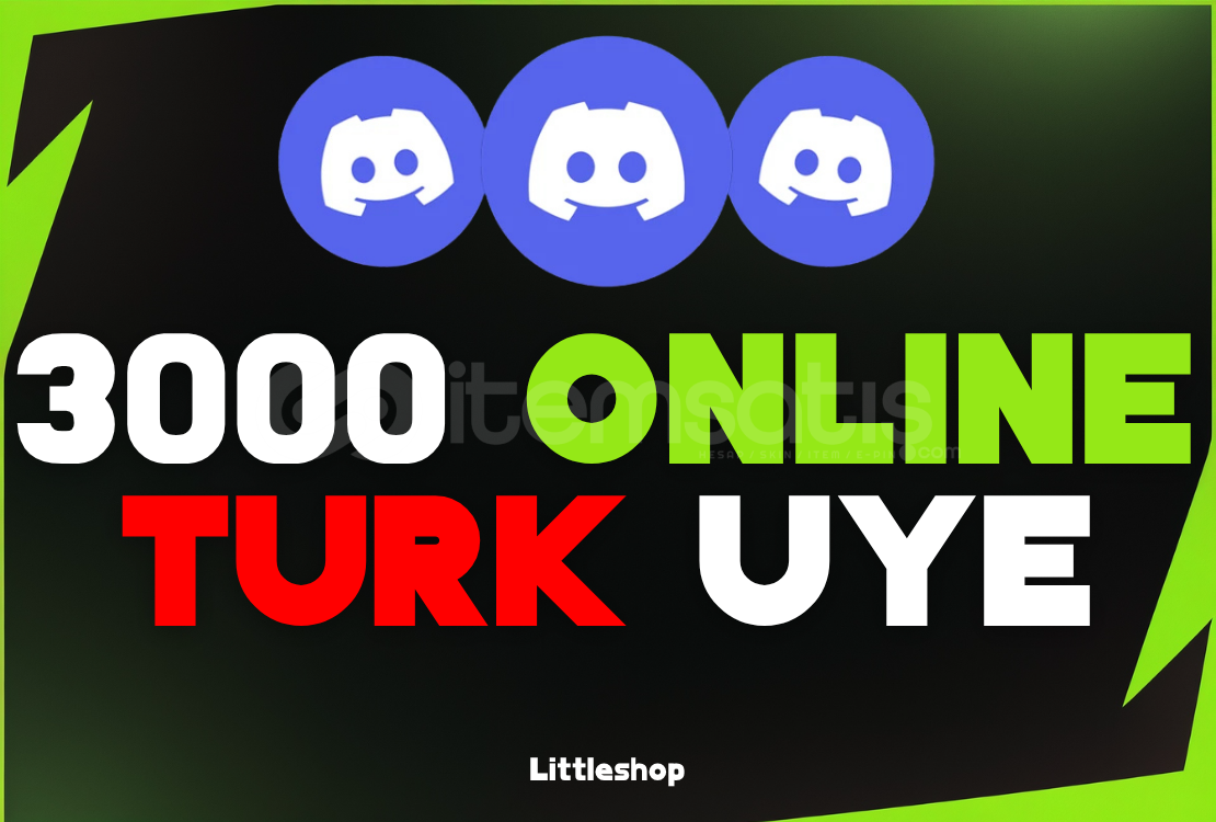 ⚡Discord 3000 Türk Online Üye ⚡Discord 3000 Türk Online Üye