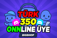 Discord ⭐350⭐Online Türk Üye