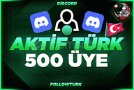 ⭐DİSCORD 500 TÜRK AKTİF ÜYE ⭐