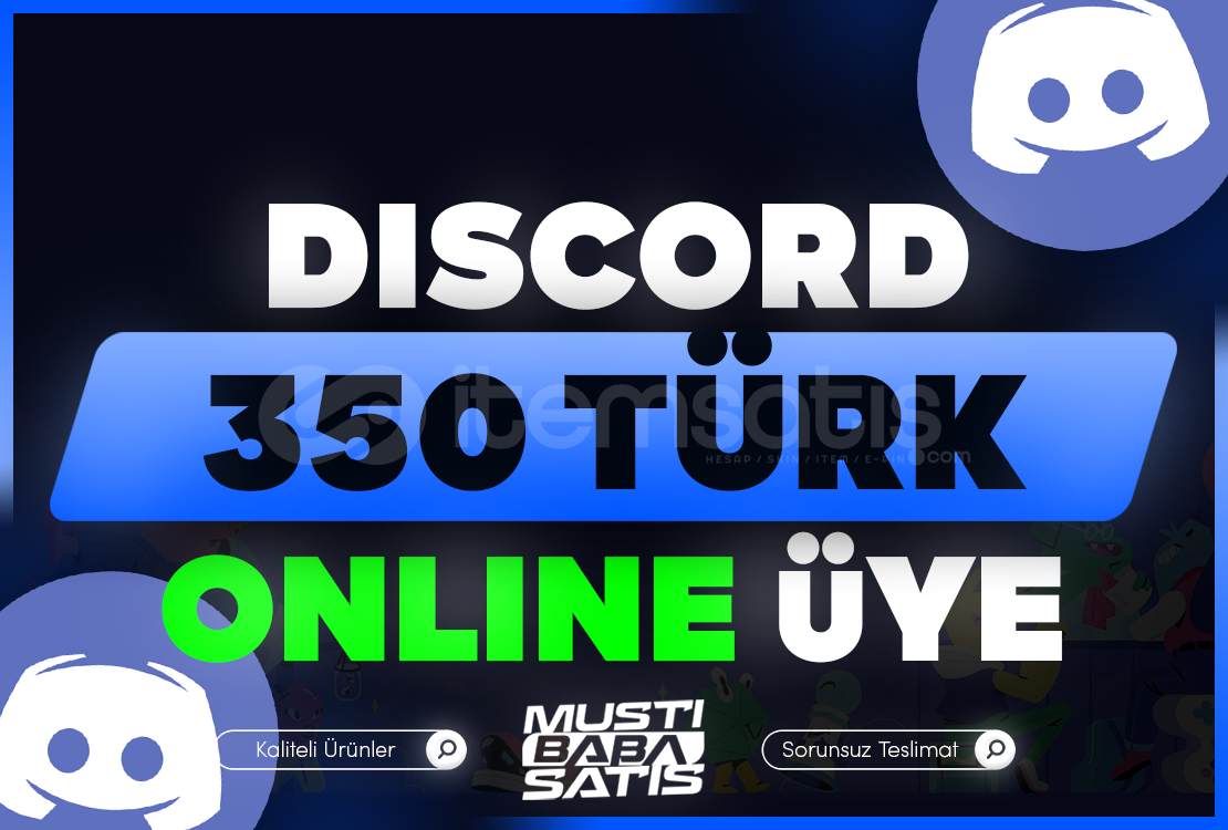⭐ Discord 350 Türk Aktif Üye ⭐ Discord 350 Türk Aktif Üye
