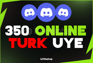⚡Discord 350 Türk Onnline Üye