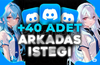 ⭐ Discord +40 Arkadaşlık İsteği | Güvenilir ✅