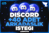 ⭐ Discord +40 Arkadaşlık İsteği | Ultra Hızlı ✅