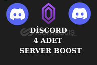 Discord 4x Boost ( 1 AY ) Discord 4x Boost ( 1 AY )