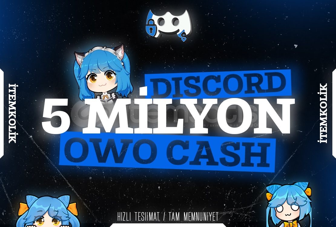 ⭐️Discord 5 Milyon OwO Cash ( BAN RİSKSİZ ) ⭐️ ⭐️Discord 5 Milyon OwO Cash ( BAN RİSKSİZ ) ⭐️