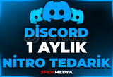 Discord 50 Adet 1 Aylık 2x Boostlu Nitro