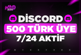 ⭐ DİSCORD 500 7/24 AKTİF TÜRK ÜYE ⭐