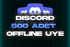 ⭐DISCORD 500 ADET OFFLINE ÜYE + GARANTİ⭐