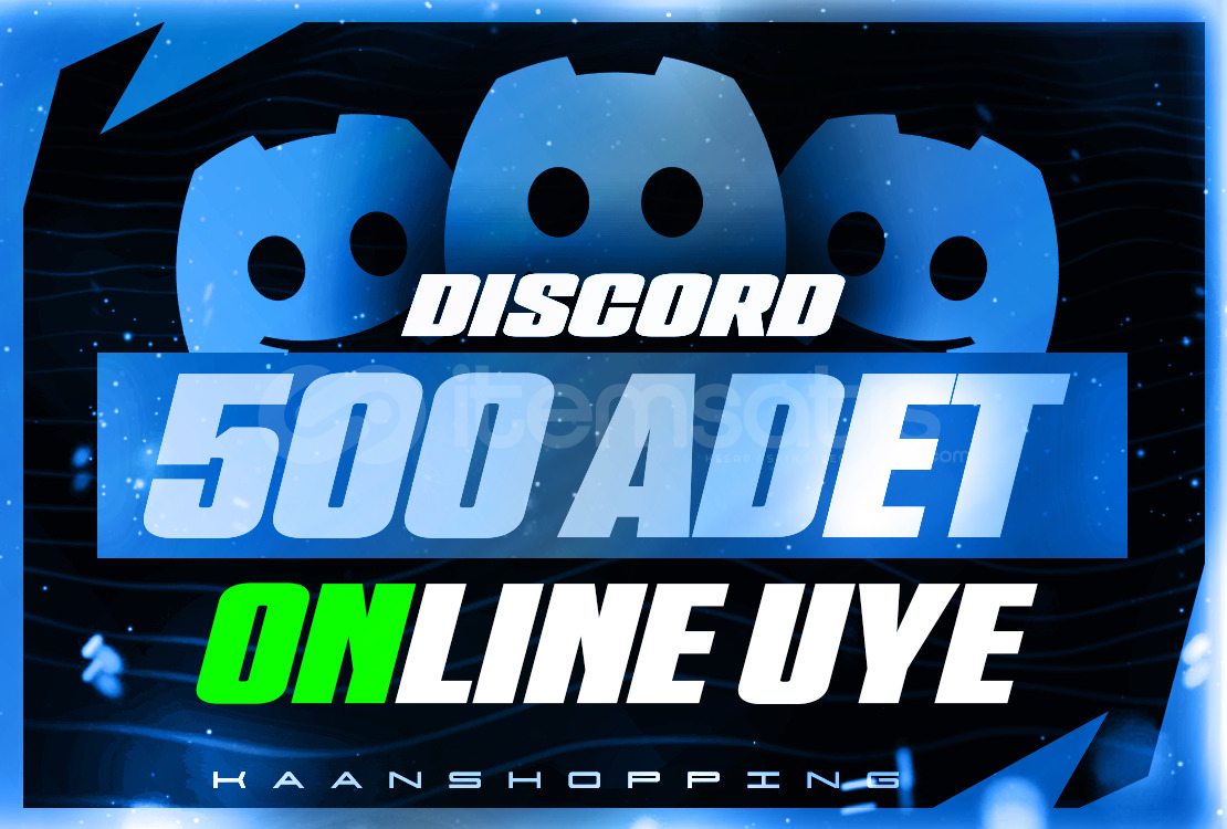 ⭐Discord 500 Adet ONLİNE Üye ⭐Discord 500 Adet ONLİNE Üye