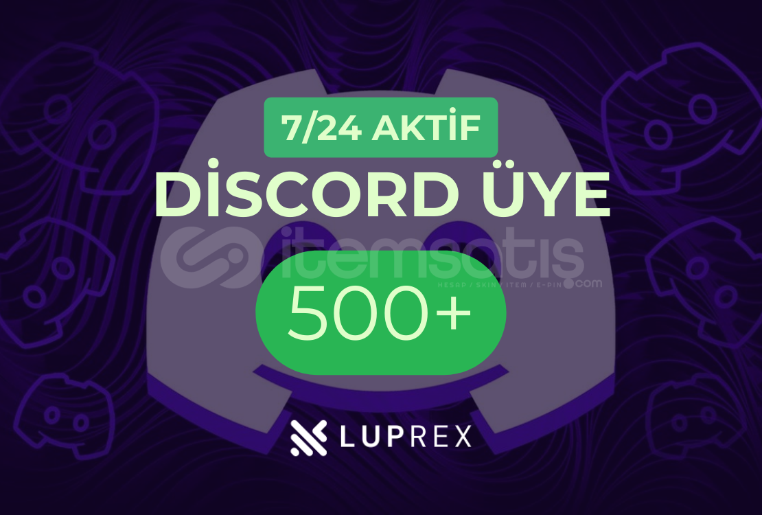 DİSCORD 500 AKTİF ÜYE DİSCORD 500 AKTİF ÜYE