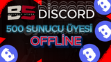 ⭐ Discord 500 {KARIŞIK} 7/24 Offline Üye 