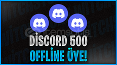 ⭐ DİSCORD 500 OFFLİNE ÜYE! ⭐