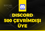 Discord 500 Offline Üye - Anlık Teslim