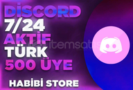 Discord ⭐500⭐Online Türk Üye