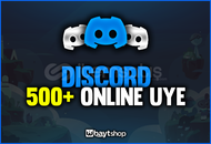DİSCORD 500 ONLİNE ÜYE