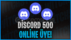 ⭐ DİSCORD 500 ONLİNE ÜYE! ⭐