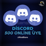 Discord 500 Online ÜYE K&S