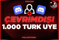 ⭐DİSCORD 1000 TÜRK ÇEVRİMDIŞI ÜYE ⭐