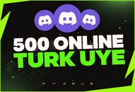 ☘️ Discord 500 Türk Online Üye | 7/24