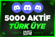 ⭐ Discord 5000 Türk Aktif Üye