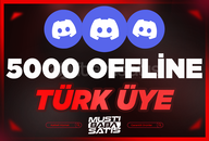 ⭐ Discord 5000 Türk Offline Üye