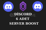 Discord 6x Boost ( 1 AY ) Discord 6x Boost ( 1 AY )