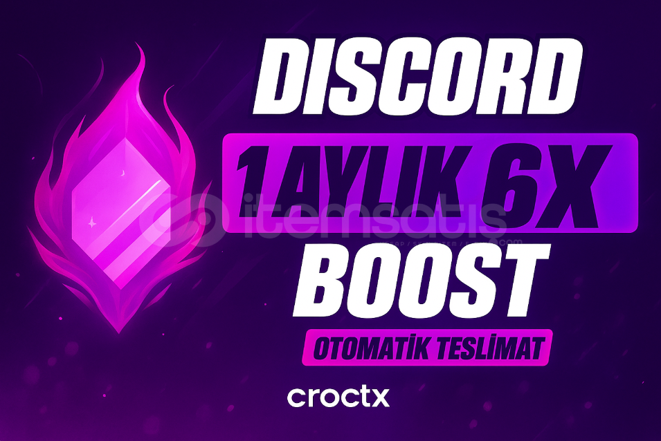 Discord 6x Boost Hızlı Teslimat  Discord 6x Boost Hızlı Teslimat