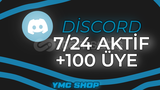 DİSCORD 7/24 AKTİF +100 ÜYE [UVİP+] ÜST KALİTE