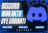 ⭐DİSCORD 7/24 AKTİF 1.000 ÜYE | PAKETİ⭐