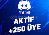 ⭐DİSCORD 7 24 AKTİF 250 TÜRK ÜYE⭐ En Ucuz ⭐