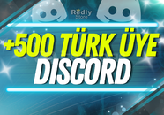 ⭐Discord 7/24 Aktif 500 Türk Üye⭐