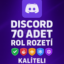 Discord 70 Adet Rol Rozeti | Kaliteli