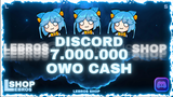 ⭐Discord 7.000.000 OwO Cash [Anında Teslimat]