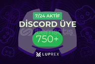 DİSCORD 750 AKTİF ÜYE