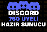 ⭐ Discord 750 Üyeli Hazır Sunucu ⭐