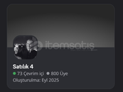 Discord +750 Üyeli Sunucu
