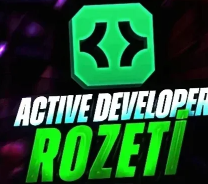 Discord active developer badge