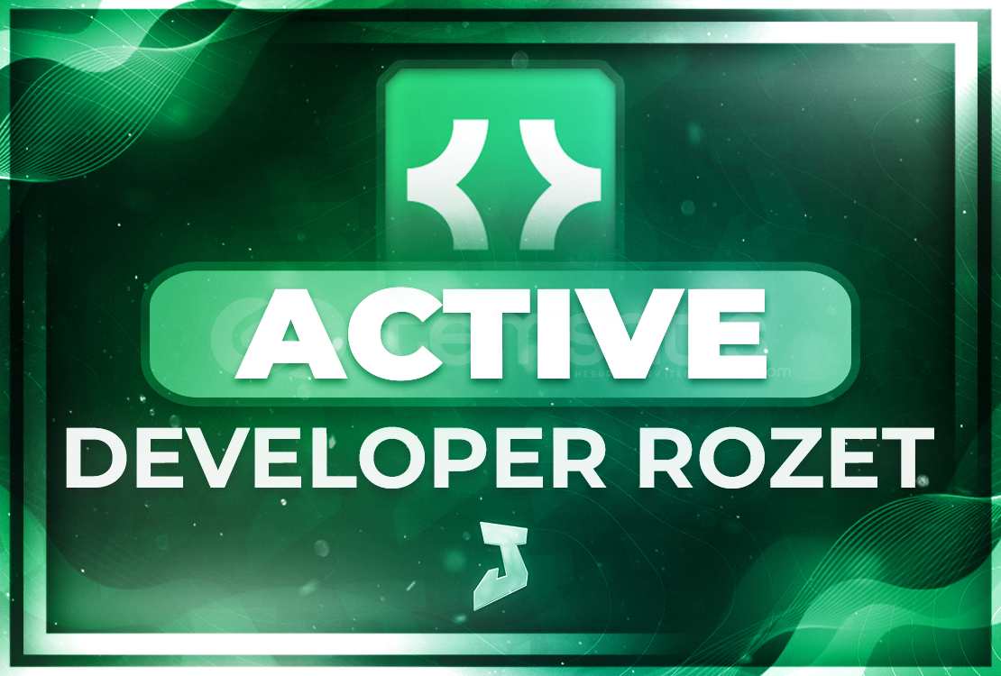 Discord Active Developer Rozet - Sınırsız Discord Active Developer Rozet - Sınırsız