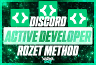 ⭐DİSCORD ACTIVE DEVELOPER ROZET METHOD⭐