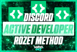 ⭐DİSCORD ACTIVE DEVELOPER ROZET METHOD⭐