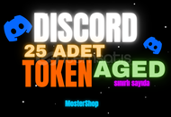 ⭐Discord Aged Token [ 25 adet ]