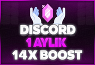 [STOK VAR] DISCORD 1 AYLIK 14X BOOST