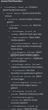 DİSCORD ANONİM İTİRAF BOT