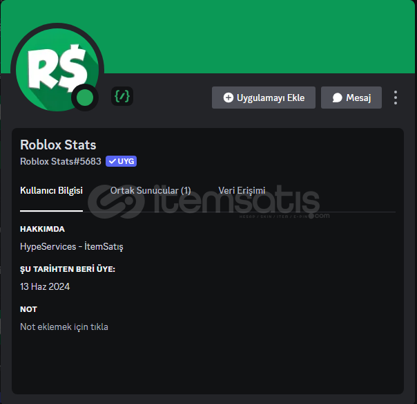 Discord Botlarınızı Onaylatıyoruz + Buglu İsim Discord Botlarınızı Onaylatıyoruz + Buglu İsim