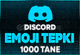 Discord Emoji Tıklama - 1000 Adet