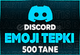 Discord Emoji Tıklama - 500 Adet