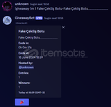 DİSCORD FAKE GİVEAWAY BOT